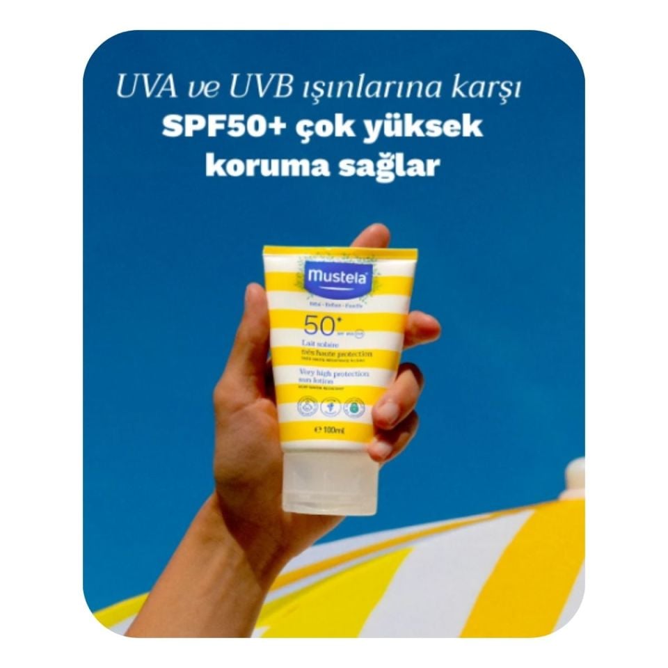 Mustela Güneş Losyonu  Çok Yüksek Koruma Faktörlü 200 ml