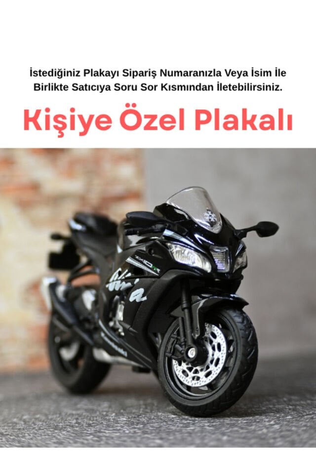 Kawasaki Ninja Metal Motor - Kişiye Özel Hediye Mo