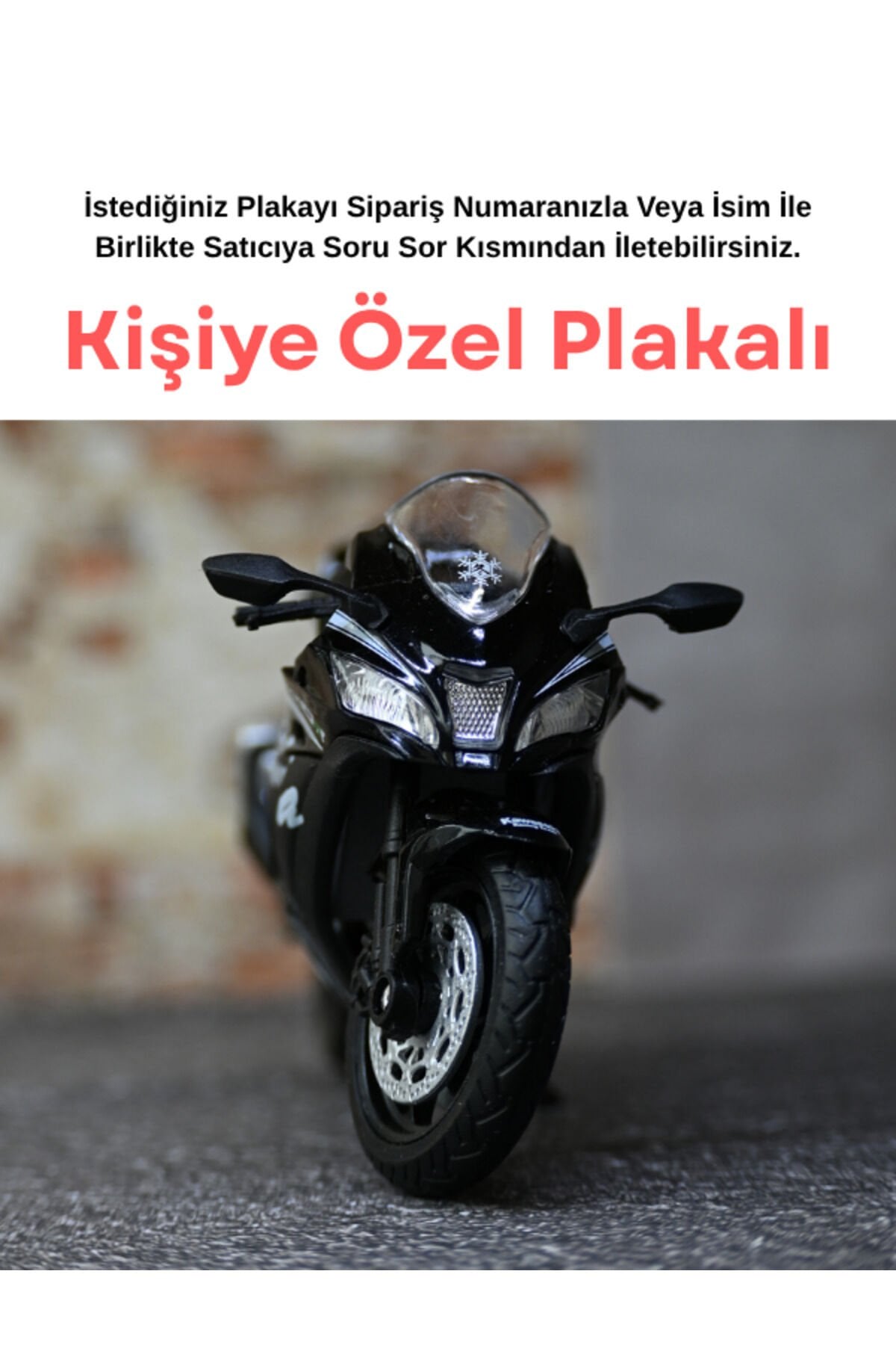 Kawasaki Ninja Metal Motor - Kişiye Özel Hediye Mo