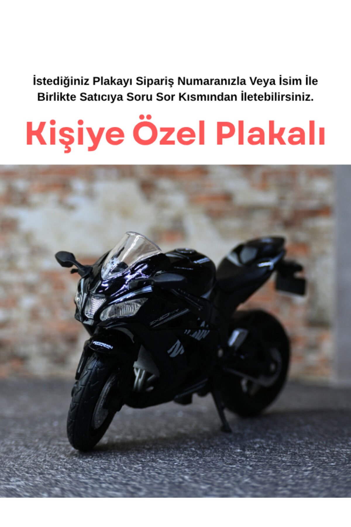 Kawasaki Ninja Metal Motor - Kişiye Özel Hediye Mo