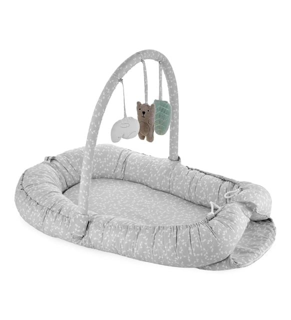 Babyjem Oyuncaklı Anne Baba Yanı Gri Çiçek 489