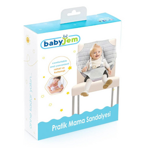 Babyjem Portatif Kumaş Mama Sandalyesi 553