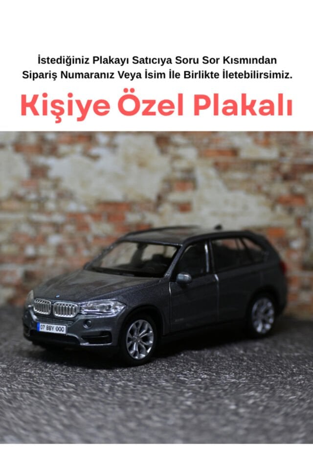 BMW X5 METAL OYUNCAK ARABA GRİ