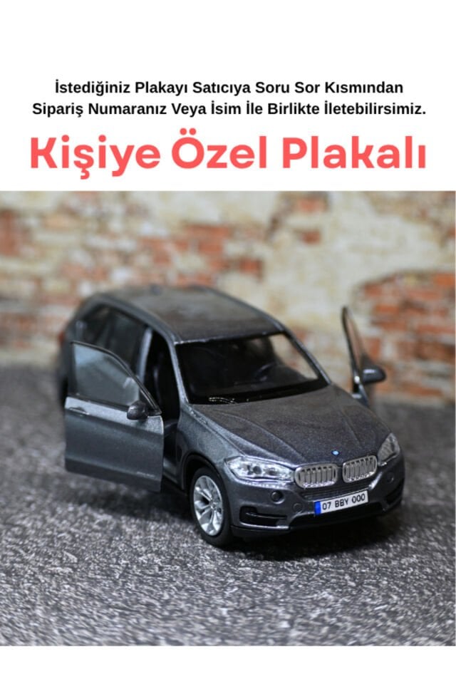 BMW X5 METAL OYUNCAK ARABA GRİ