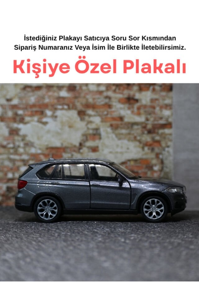 BMW X5 METAL OYUNCAK ARABA GRİ