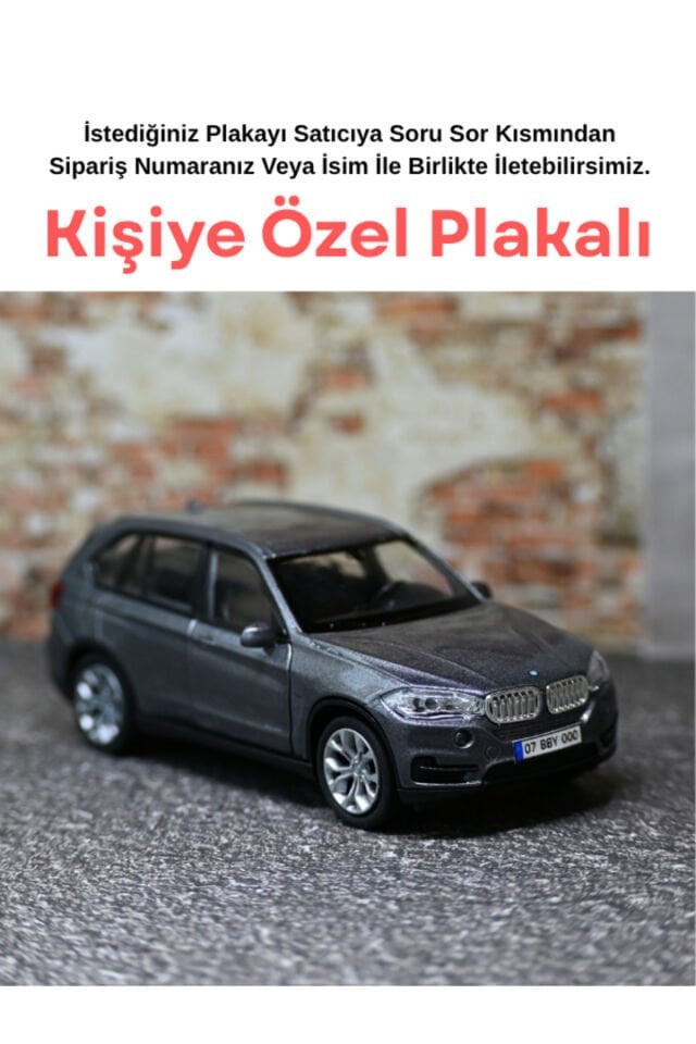 BMW X5 METAL OYUNCAK ARABA GRİ