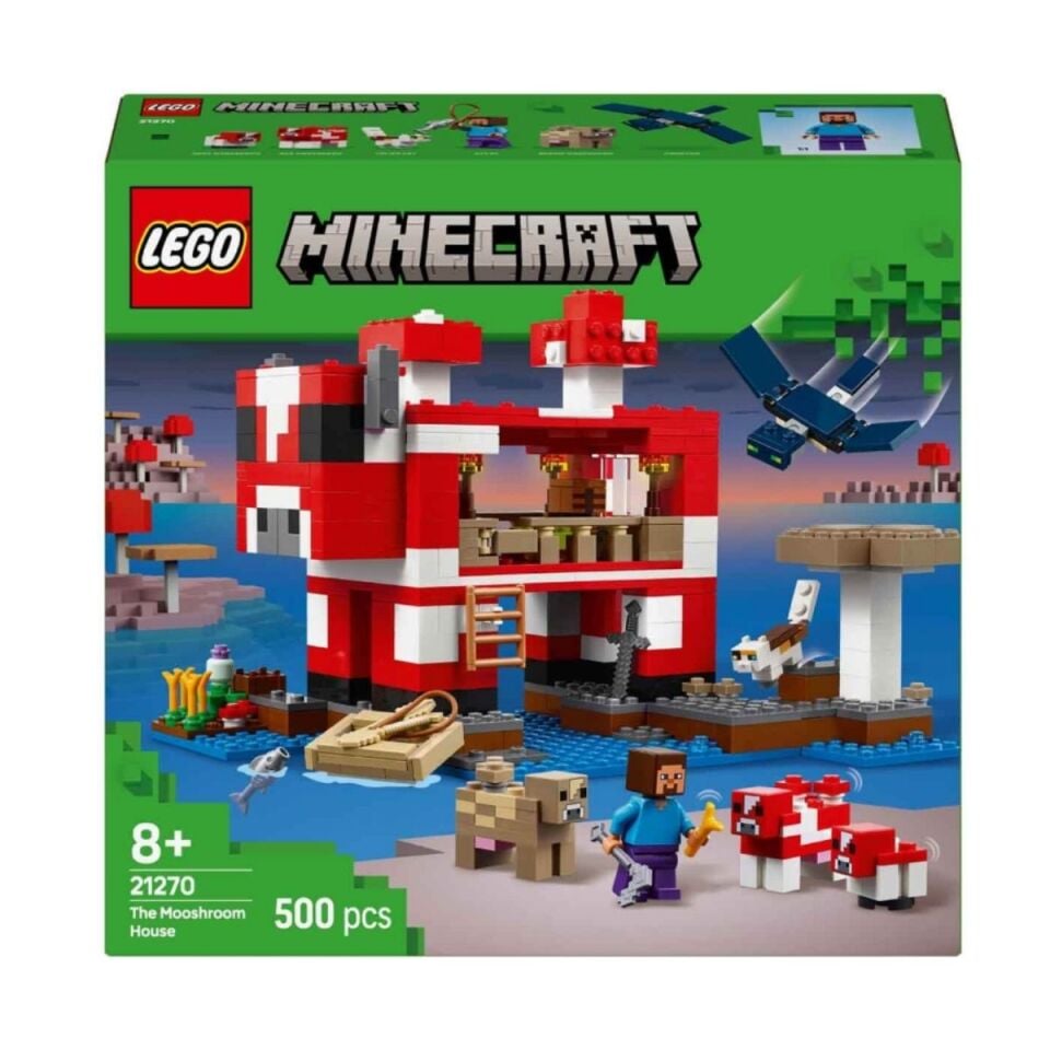 LEGO MINECRAFT MOOSHROOM EVİ 21270