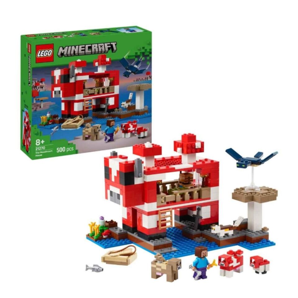 LEGO MINECRAFT MOOSHROOM EVİ 21270