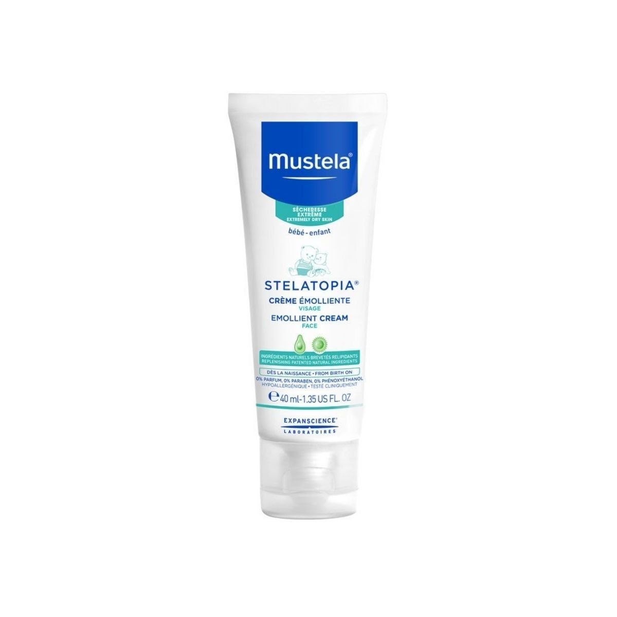 Mustela Yüz Kremi Stelatopia Emollient Face Cream  40 ml