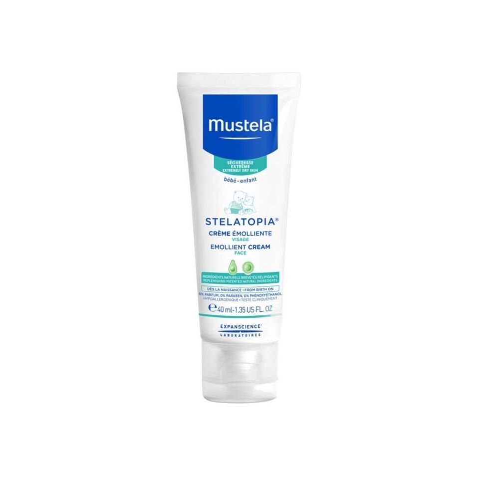 Mustela Yüz Kremi Stelatopia Emollient Face Cream  40 ml