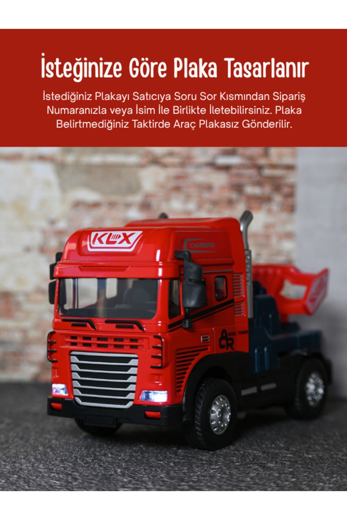 SCANİA METAL TIR KIRMIZI