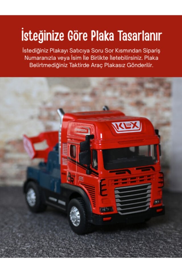 SCANİA METAL TIR KIRMIZI