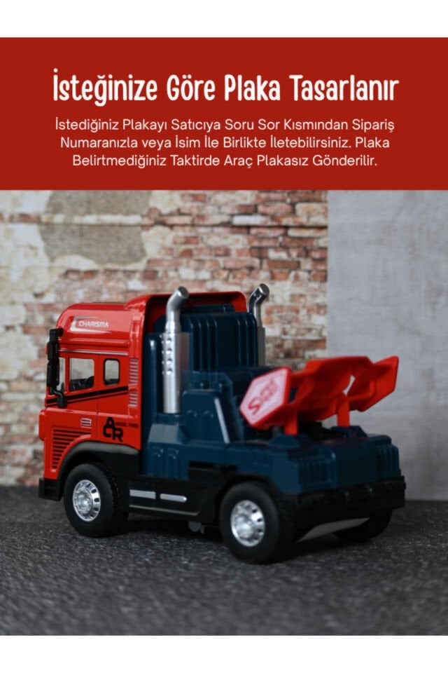 SCANİA METAL TIR KIRMIZI