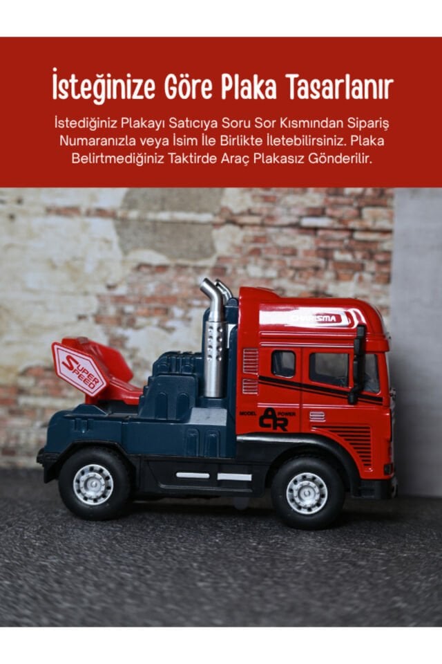 SCANİA METAL TIR KIRMIZI