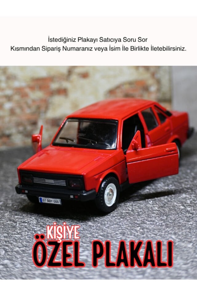 Murat 131 Metal Araba - Çek Bırak Işıklı Ve Sesli