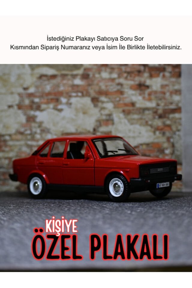 Murat 131 Metal Araba - Çek Bırak Işıklı Ve Sesli