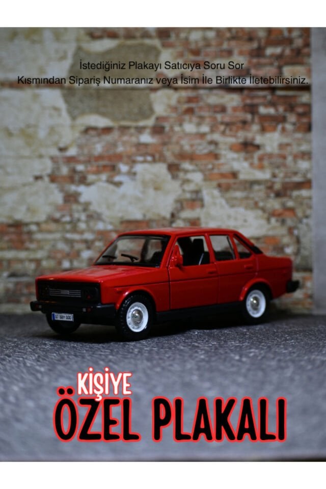 Murat 131 Metal Araba - Çek Bırak Işıklı Ve Sesli