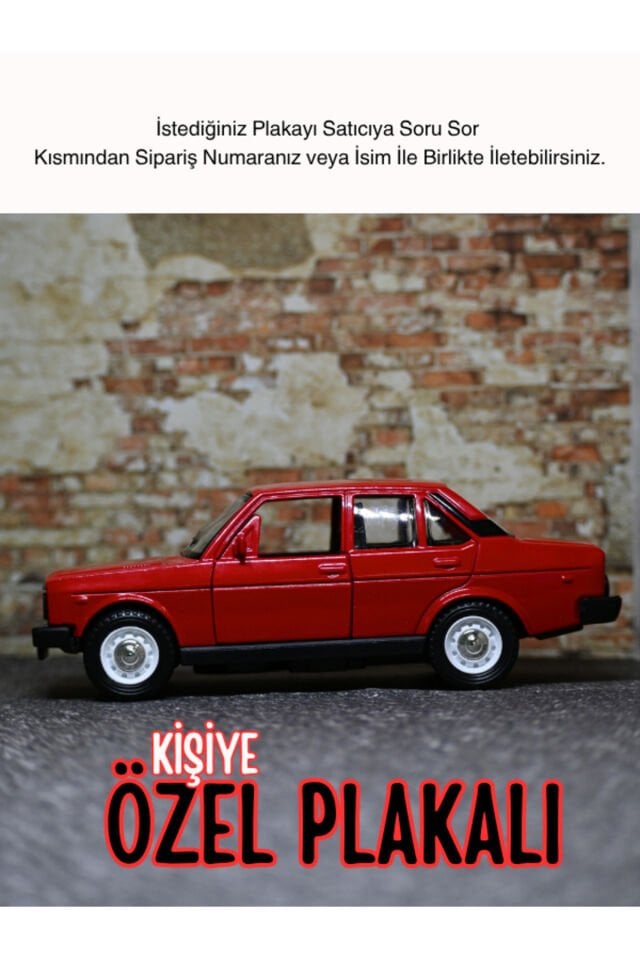 Murat 131 Metal Araba - Çek Bırak Işıklı Ve Sesli