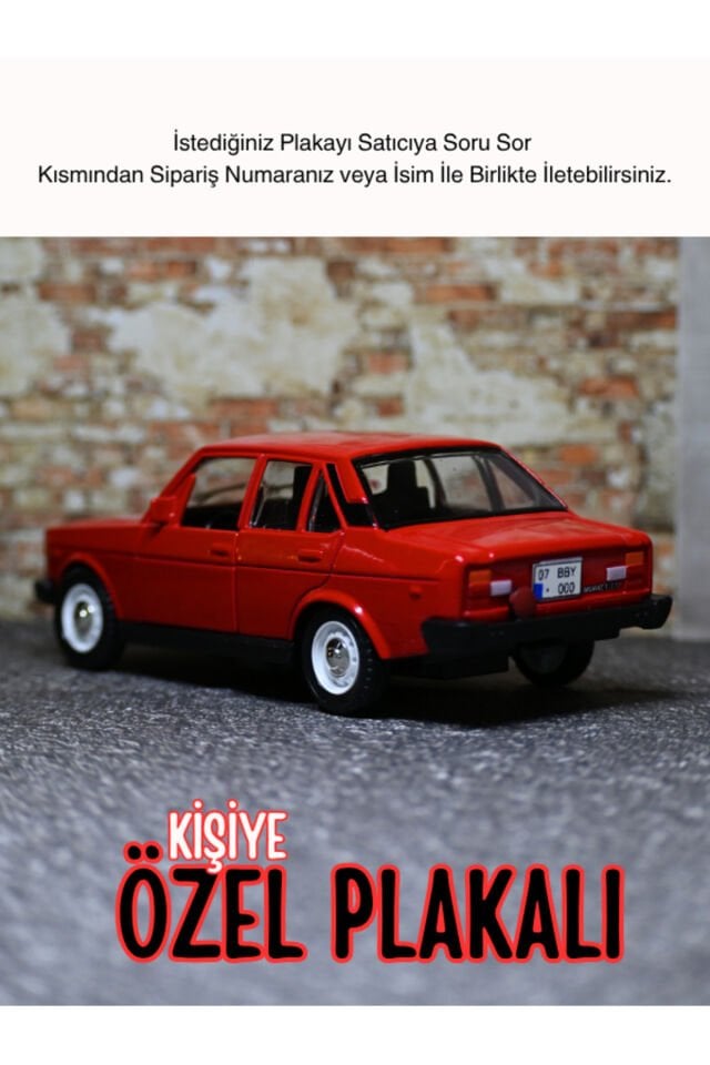 Murat 131 Metal Araba - Çek Bırak Işıklı Ve Sesli