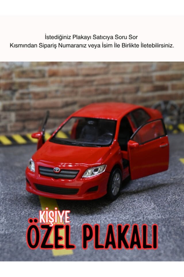 TOYOTA COROLLA 2009 METAL ARABA KIRMIZI