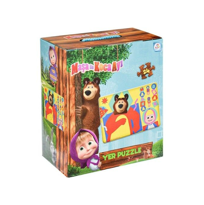 Maşa ile Koca Ayı Yer Puzzle