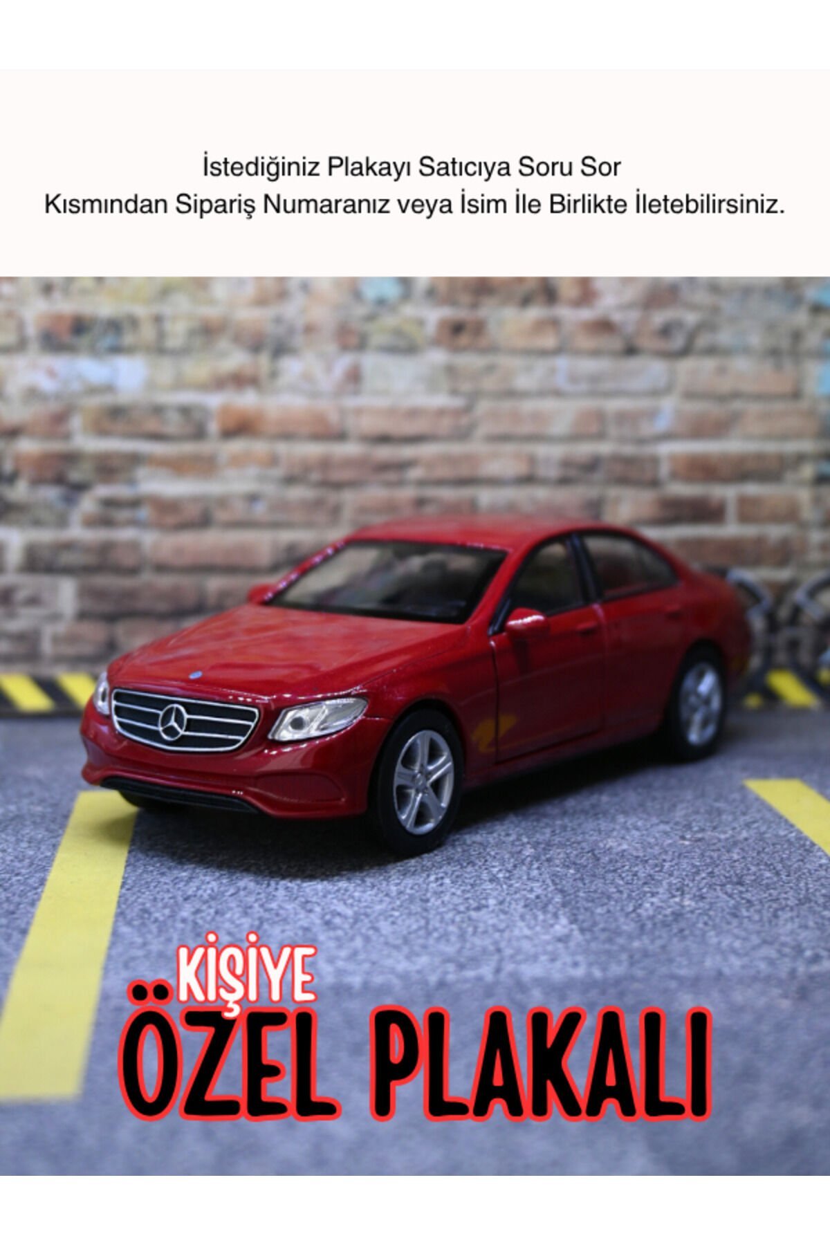 MERCEDES E-400 METAL ARABA KIRMIZI