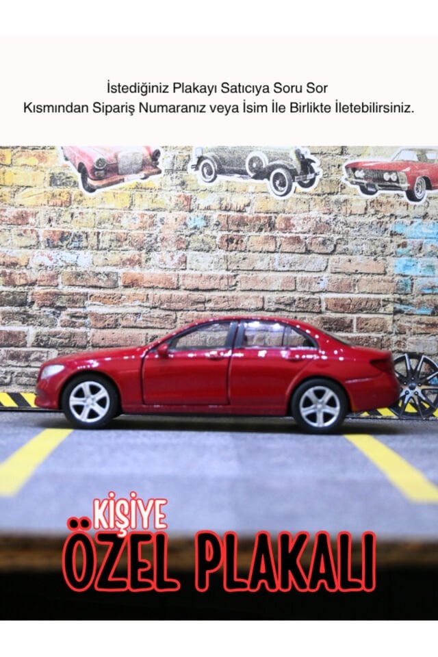 MERCEDES E-400 METAL ARABA KIRMIZI