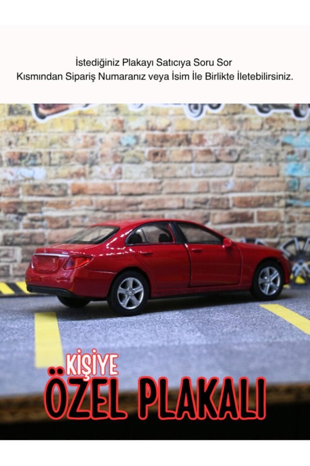 MERCEDES E-400 METAL ARABA KIRMIZI