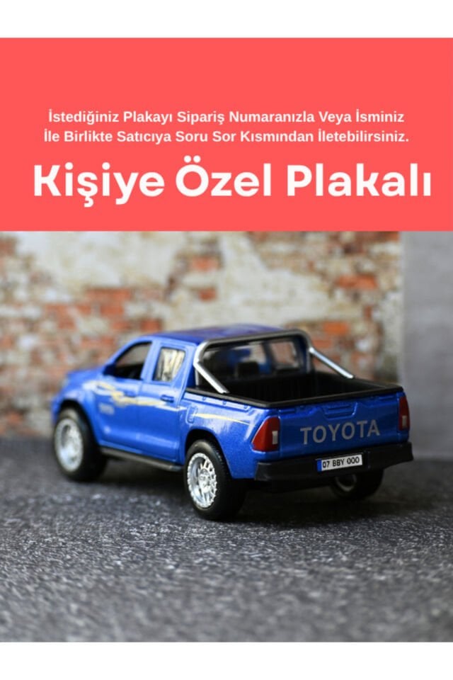 TOYOTA HİLUX METAL OYUNCAK ARABA MAVİ