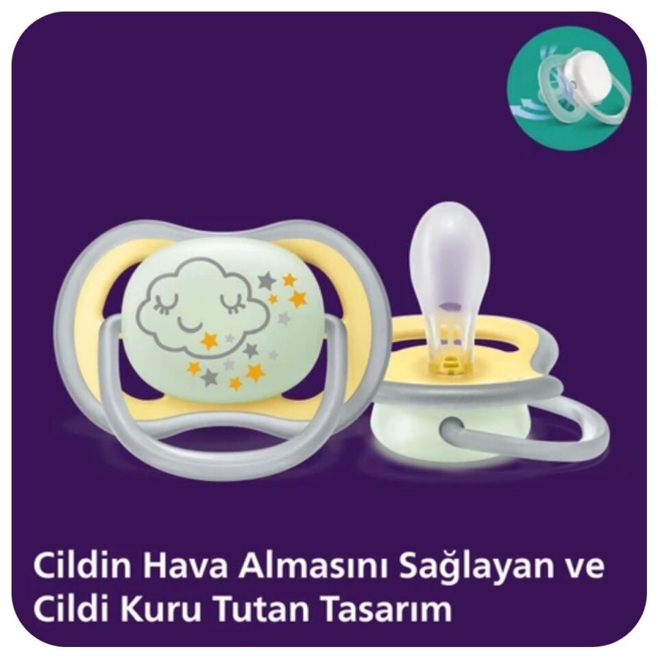 AVENT ULTRA AIR GECE EMZİĞİ 18 AY SCF376/01
