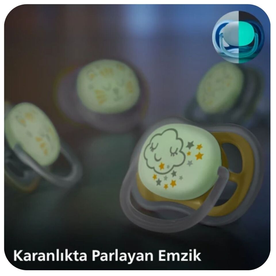 AVENT ULTRA AIR GECE EMZİĞİ 18 AY SCF376/01