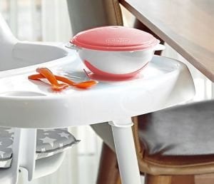 Babyjem Vakumlu Mama Tabağı Pembe