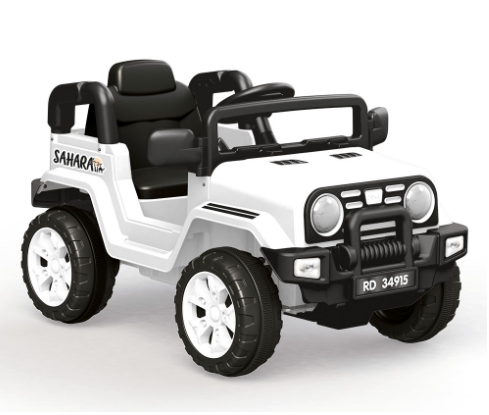 Dolu Sahara Battery Operated 12 V  With Radio ve MP3  Player Akülü Araba 36m+ Beyaz 8086