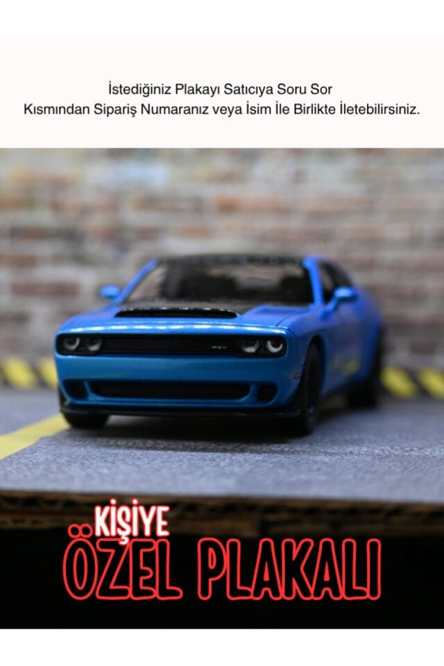 DODGE CHALLENGER METAL ARABA MAVİ