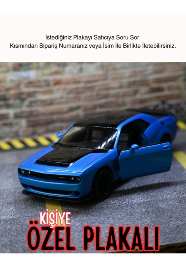 DODGE CHALLENGER METAL ARABA MAVİ