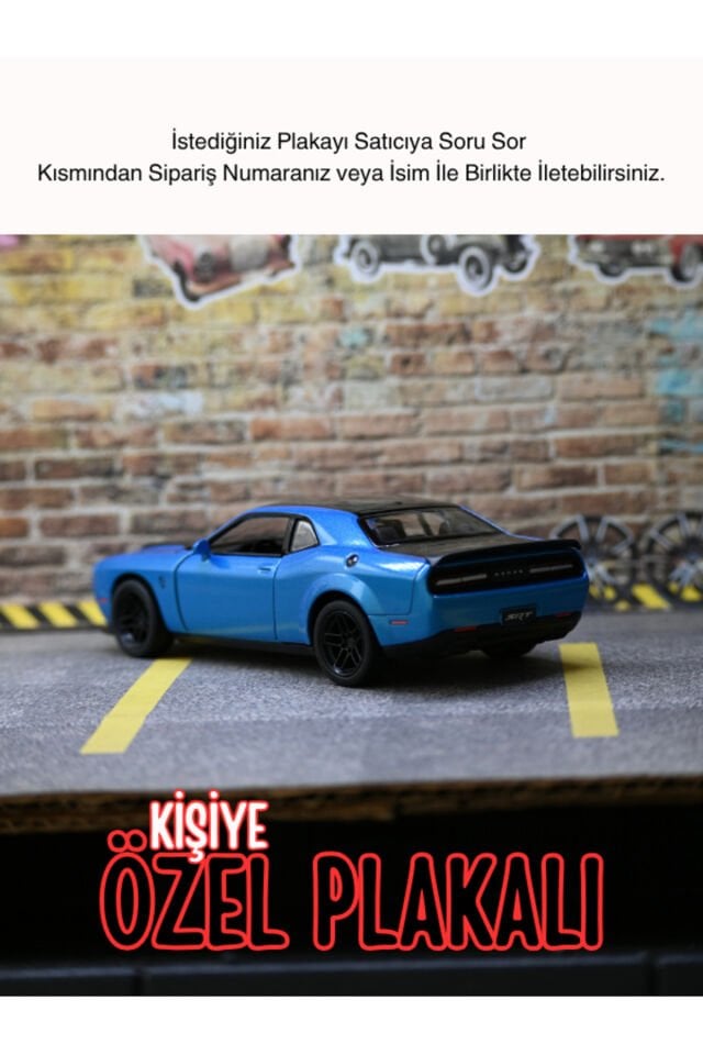 DODGE CHALLENGER METAL ARABA MAVİ