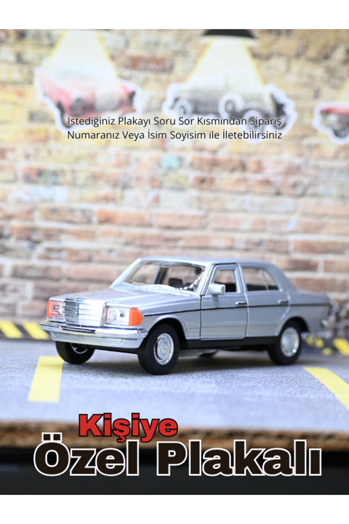 Mercedes W123 Metal Araba GRİ