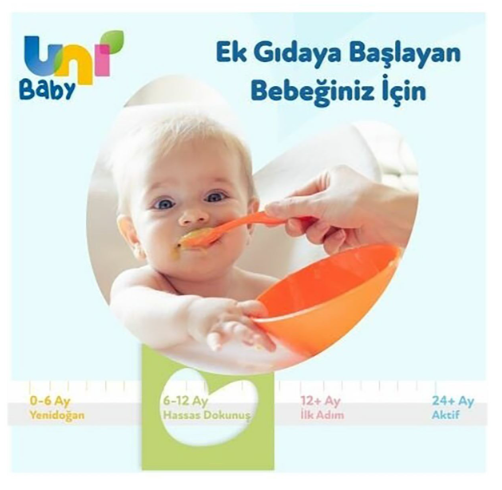Uni Baby Hassas Dokunuş Islak Mendil 3x52