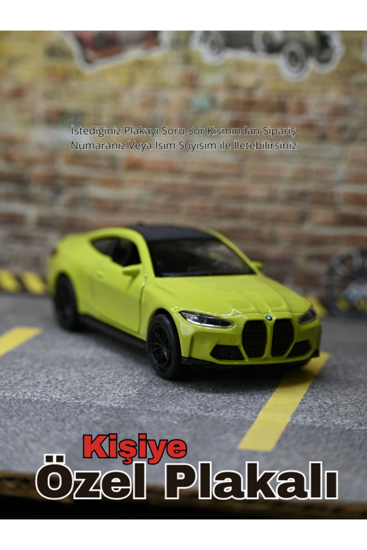 BMW M4 METAL OYUNCAK ARABA II YEŞİL