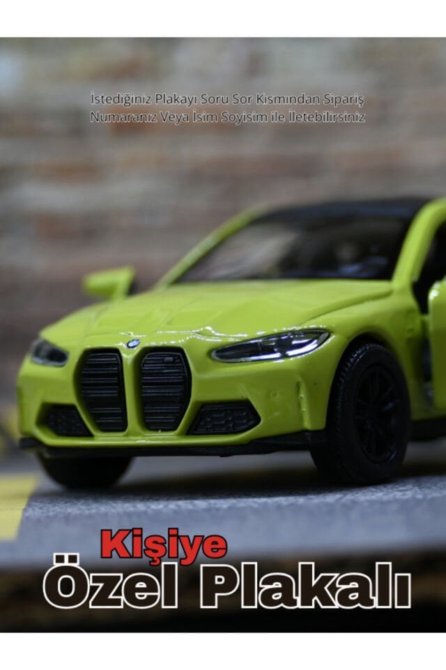 BMW M4 METAL OYUNCAK ARABA II YEŞİL