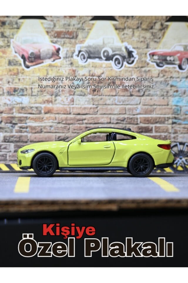 BMW M4 METAL OYUNCAK ARABA II YEŞİL