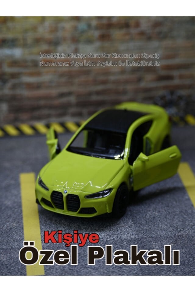 BMW M4 METAL OYUNCAK ARABA II YEŞİL
