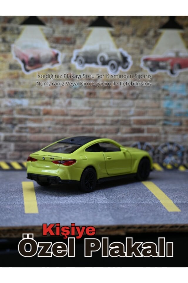 BMW M4 METAL OYUNCAK ARABA II YEŞİL