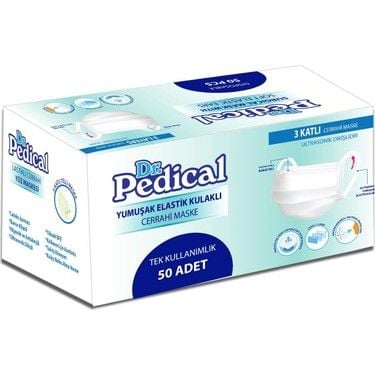 Dr. Pedikal Maske Kutulu 50'Li