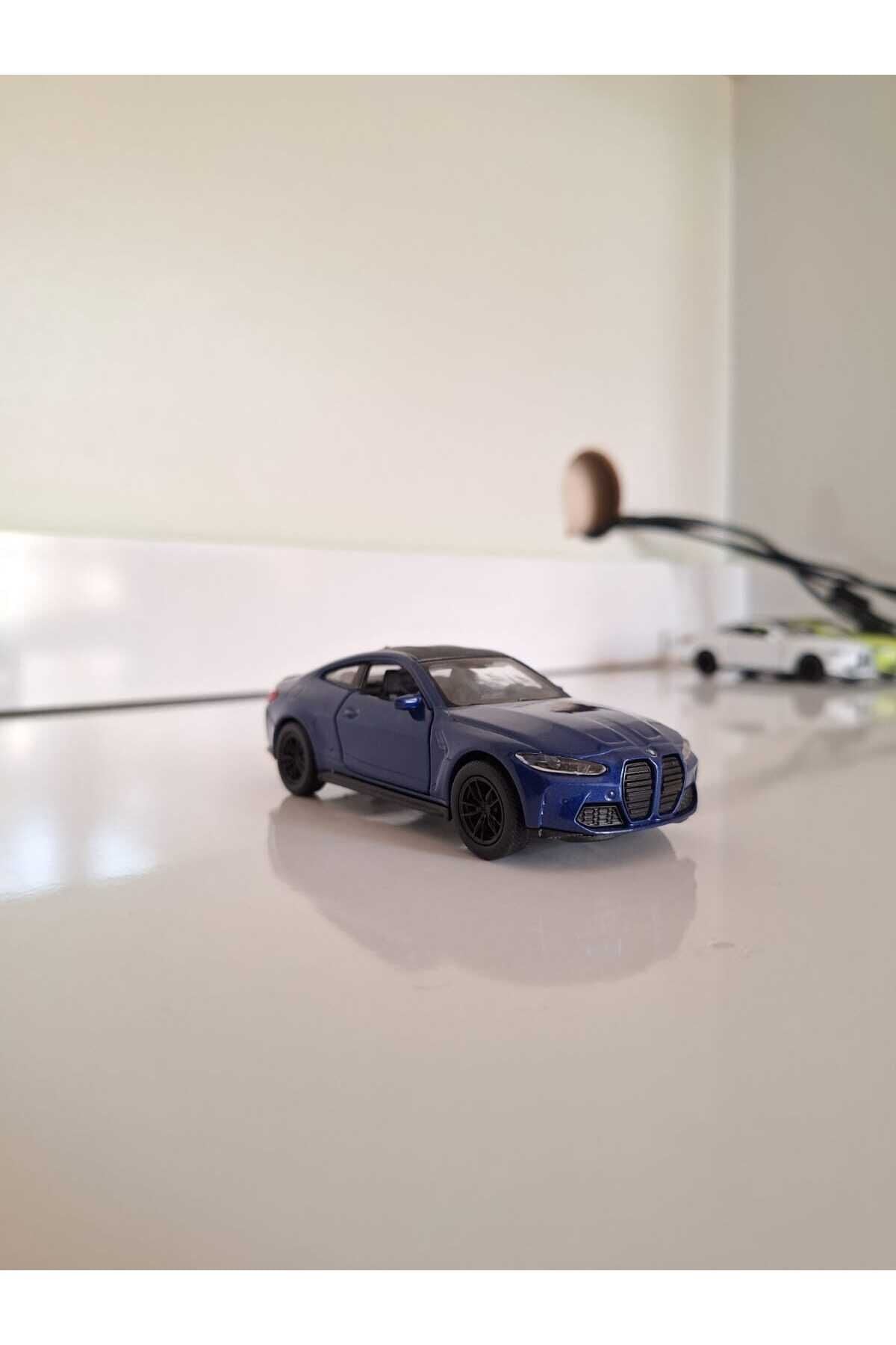BMW M4 Competition Metal Araba Mavi Renk