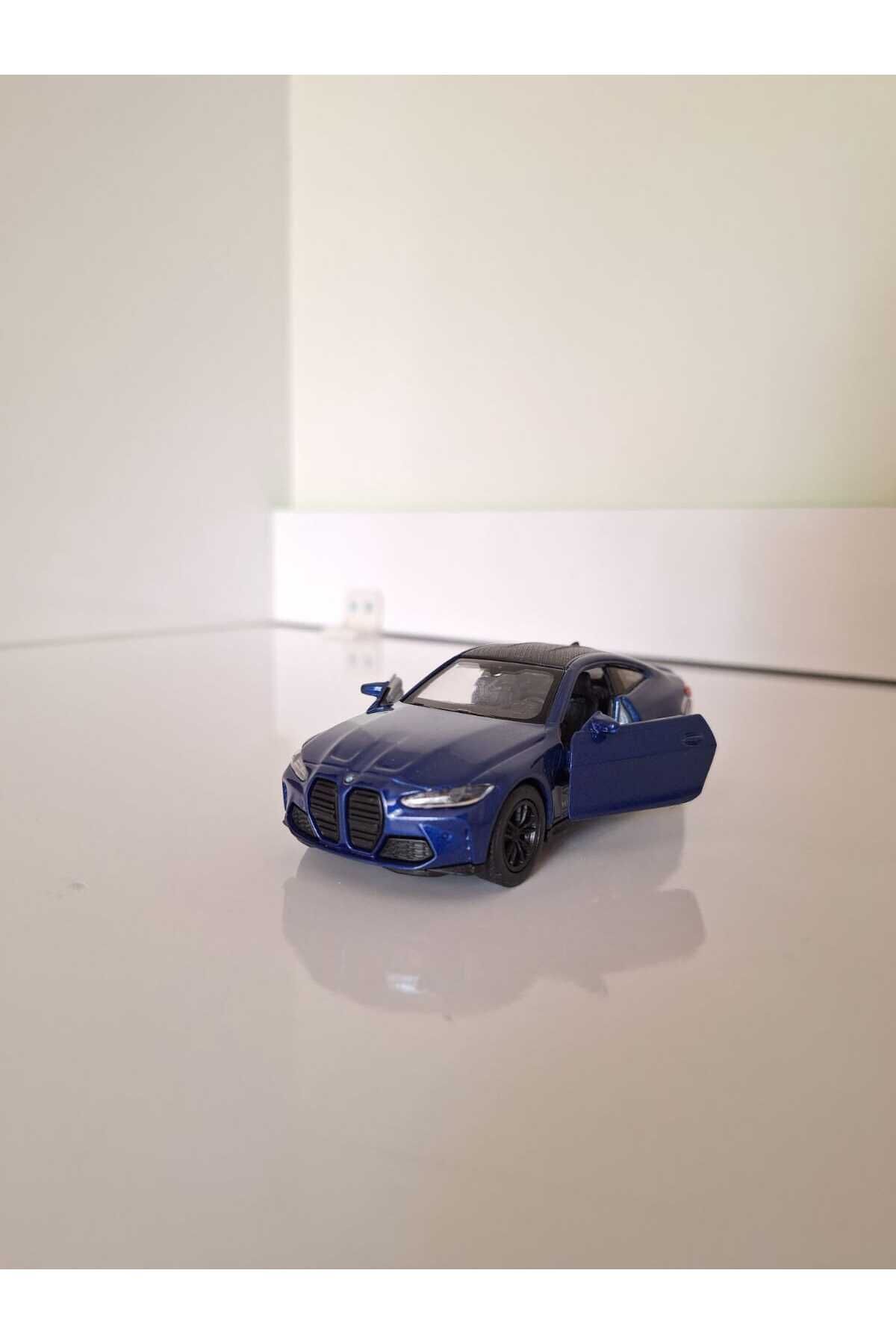 BMW M4 Competition Metal Araba Mavi Renk