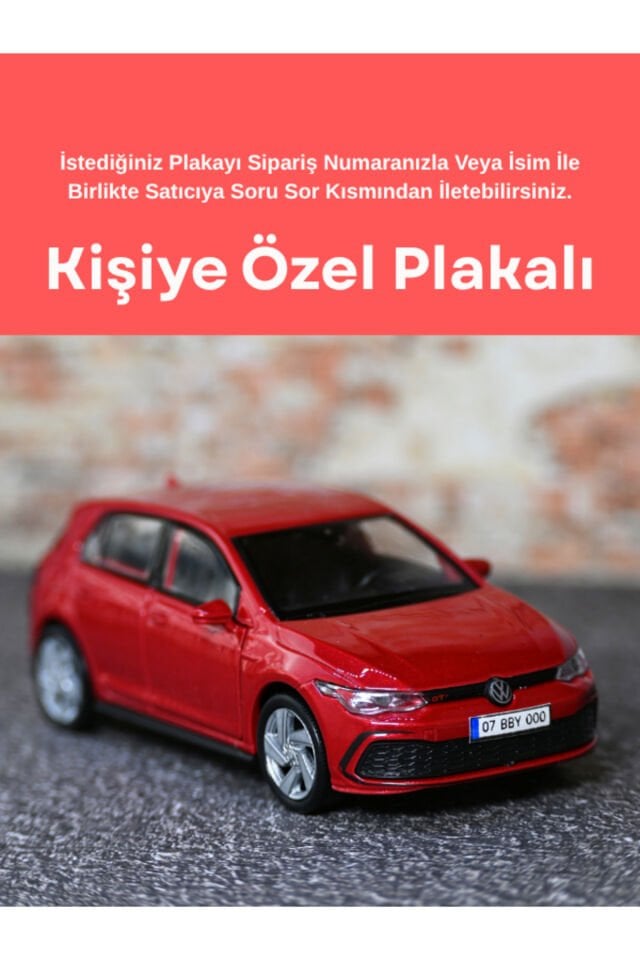 WELLY VW GOLF 8 METAL ARABA