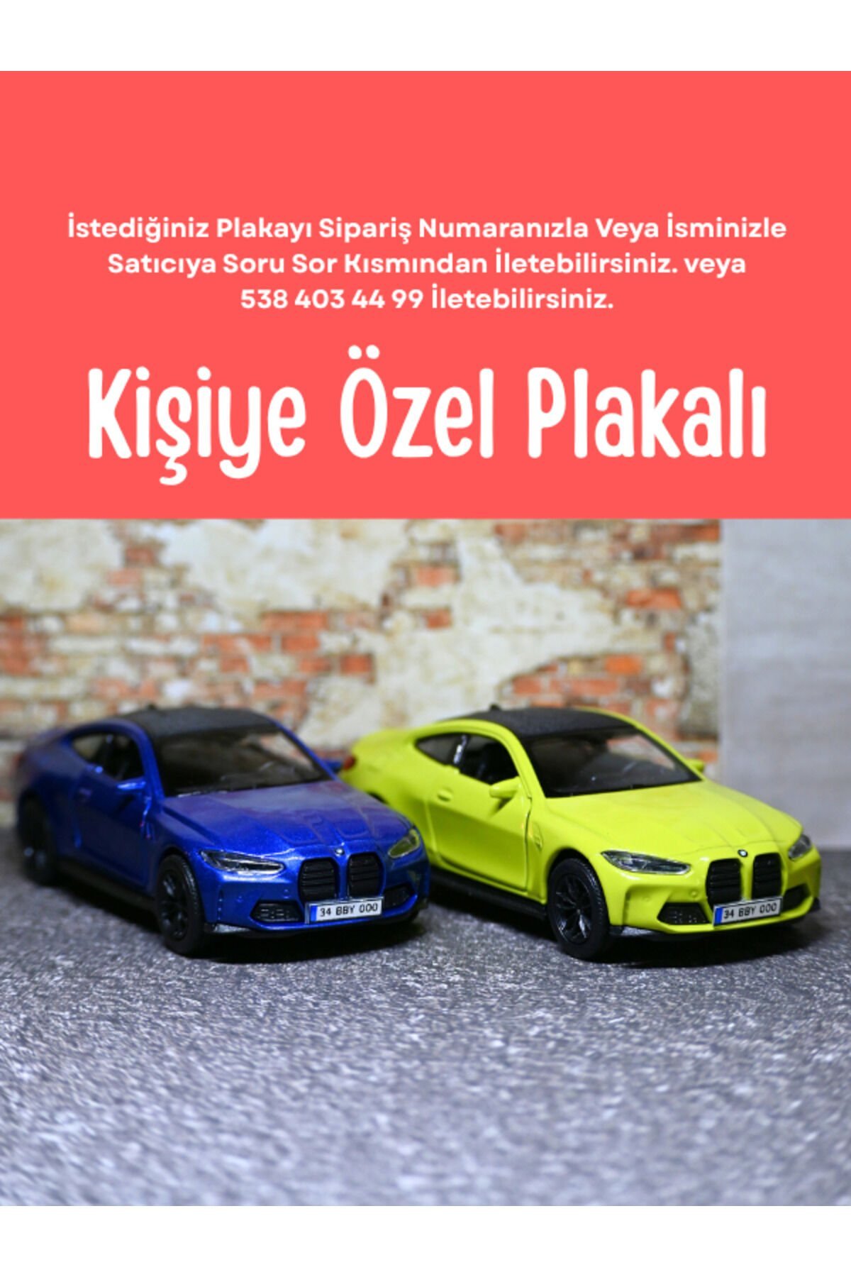 WELLY BMW M4 2Lİ METAL ARABA YEŞİL VE MAVİ