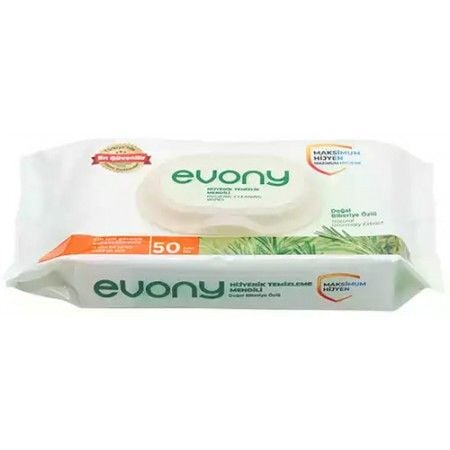 Evony Hijyen Temizleme Mendili 50'li A50004648