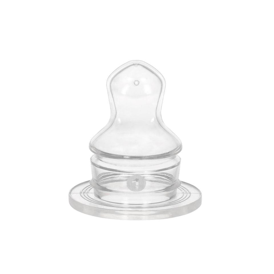 Wee  Silikon no:2 Damaklı Biberon Emziği
